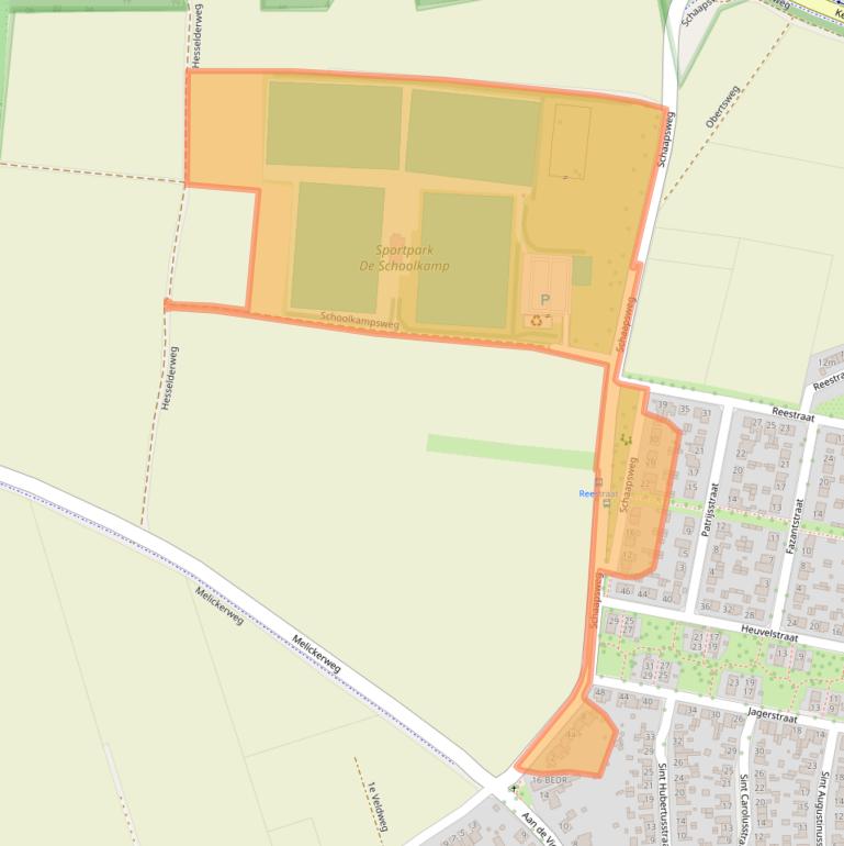 Kaart van postcodegebied 6075BH.