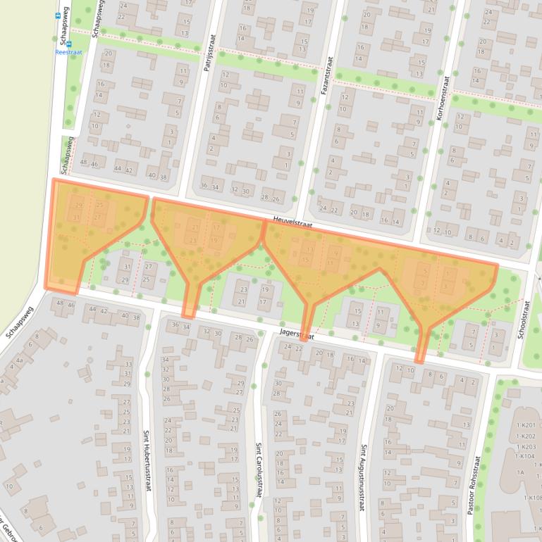 Kaart van postcodegebied 6075BJ.