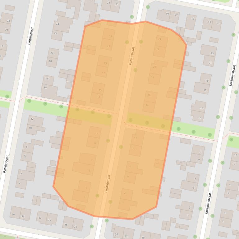 Kaart van postcodegebied 6075BM.