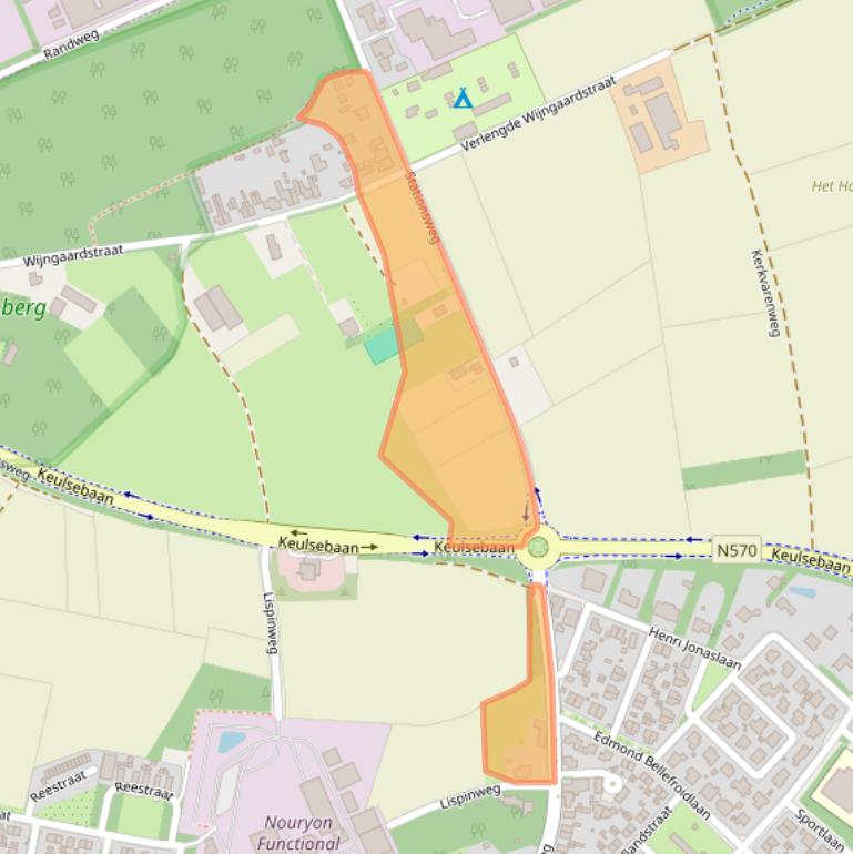 Kaart van postcodegebied 6075CB.