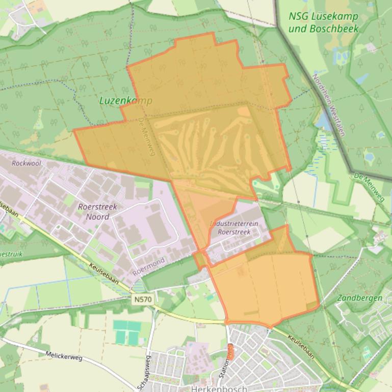 Kaart van postcodegebied 6075CD.