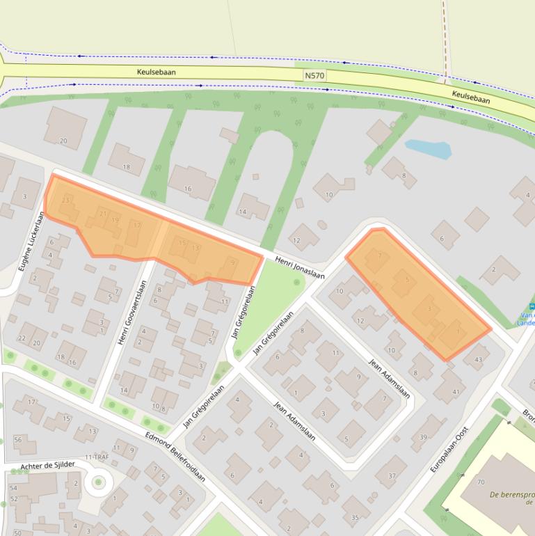 Kaart van postcodegebied 6075CG.