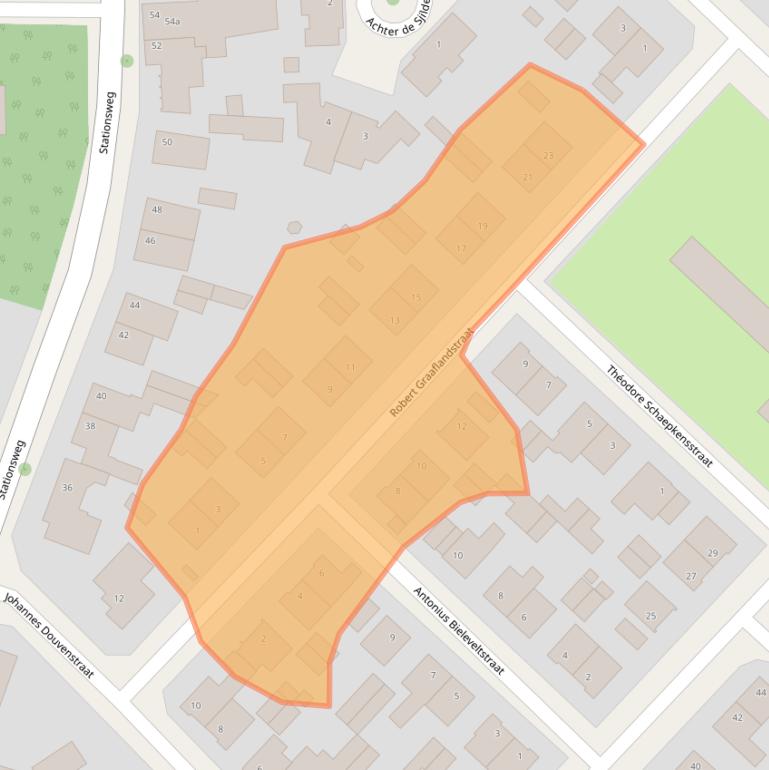 Kaart van postcodegebied 6075CP.