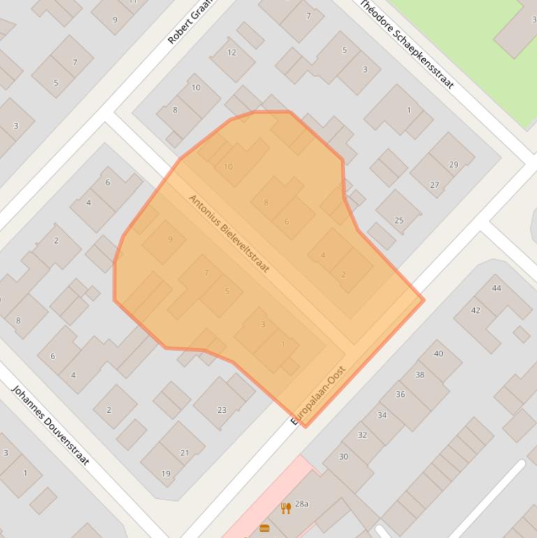 Kaart van postcodegebied 6075CS.