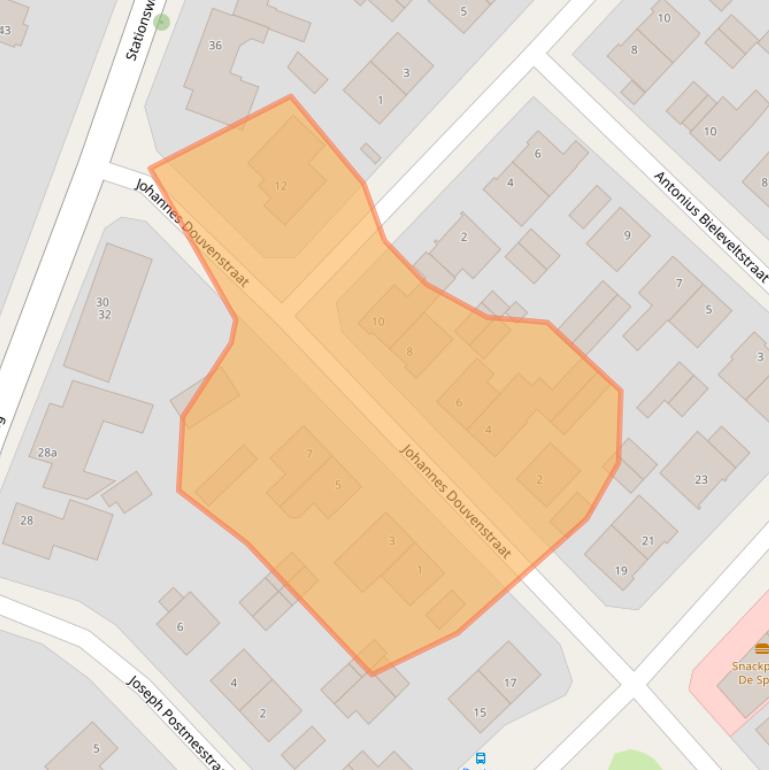 Kaart van postcodegebied 6075CT.