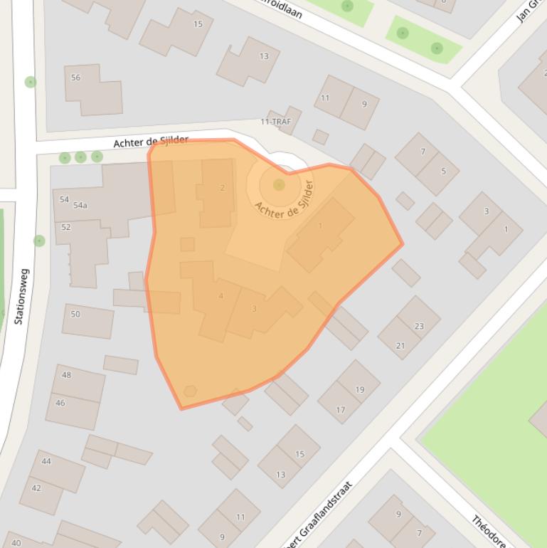 Kaart van postcodegebied 6075CX.