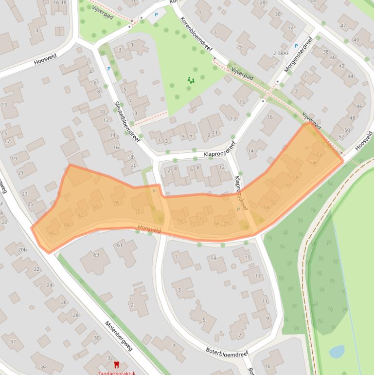 Kaart van postcodegebied 6075DB.