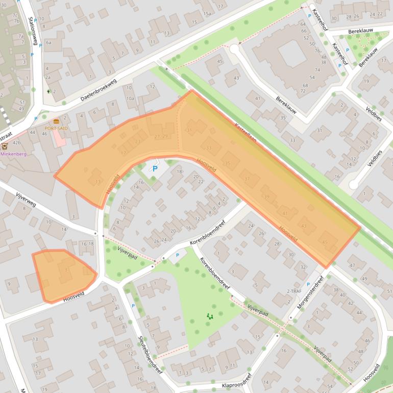 Kaart van postcodegebied 6075DC.