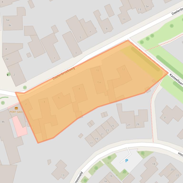 Kaart van postcodegebied 6075ET.