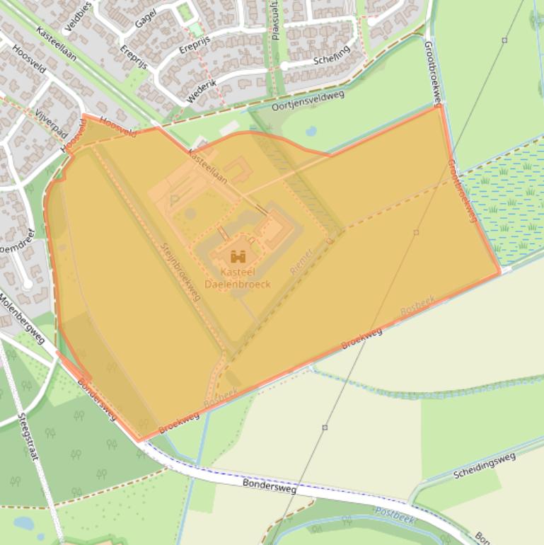 Kaart van postcodegebied 6075EZ.