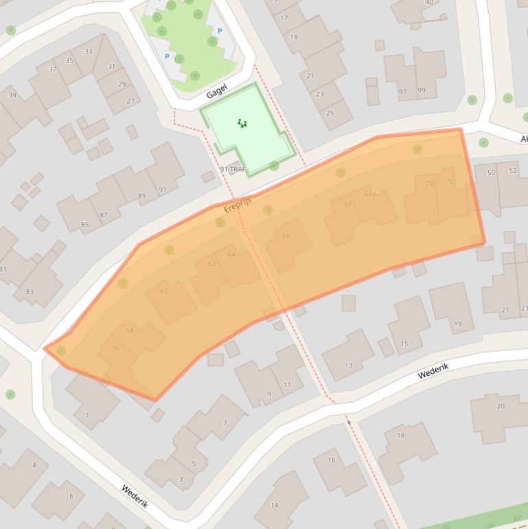 Kaart van postcodegebied 6075GK.