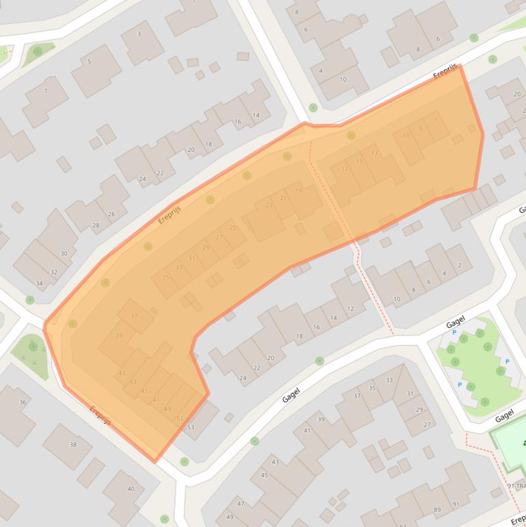 Kaart van postcodegebied 6075GL.