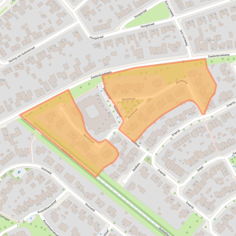 Kaart van postcodegebied 6075GP.