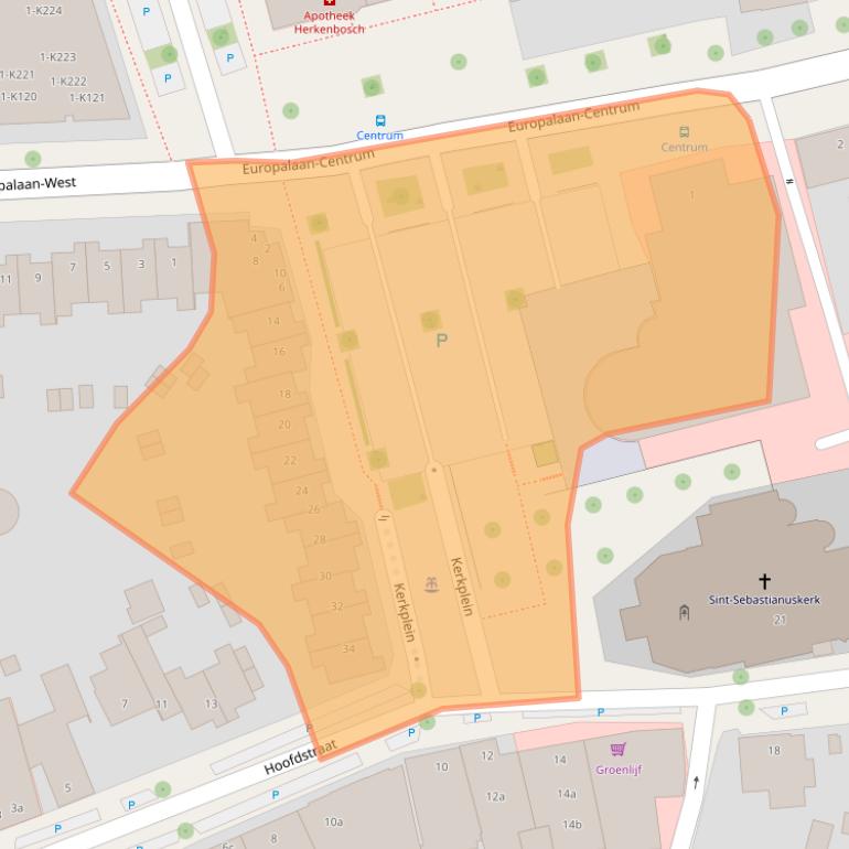 Kaart van postcodegebied 6075HA.