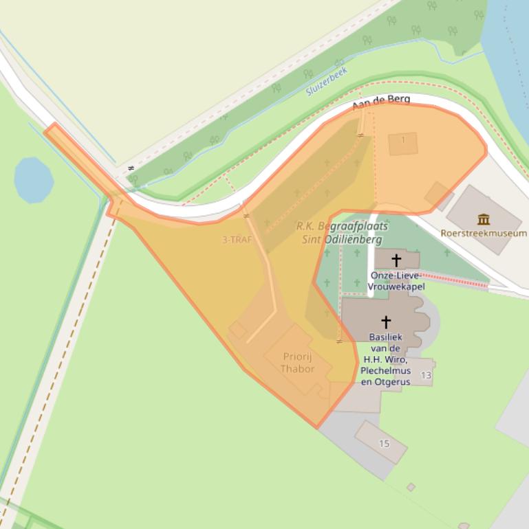 Kaart van postcodegebied 6077AC.