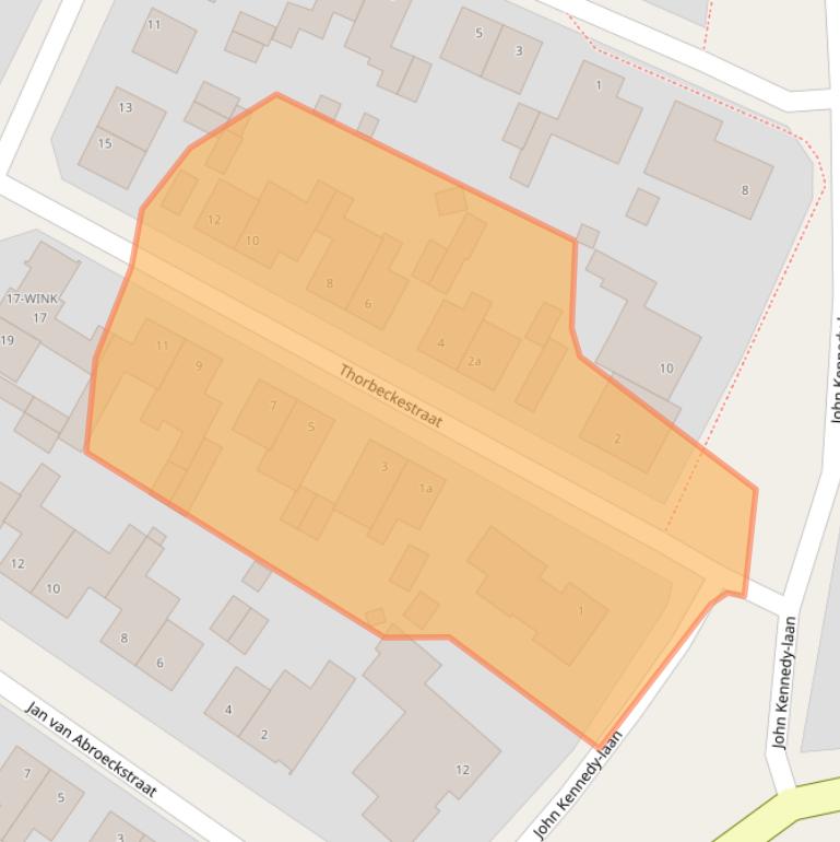 Kaart van postcodegebied 6077BG.