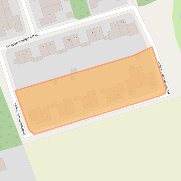 Kaart van postcodegebied 6077DC.