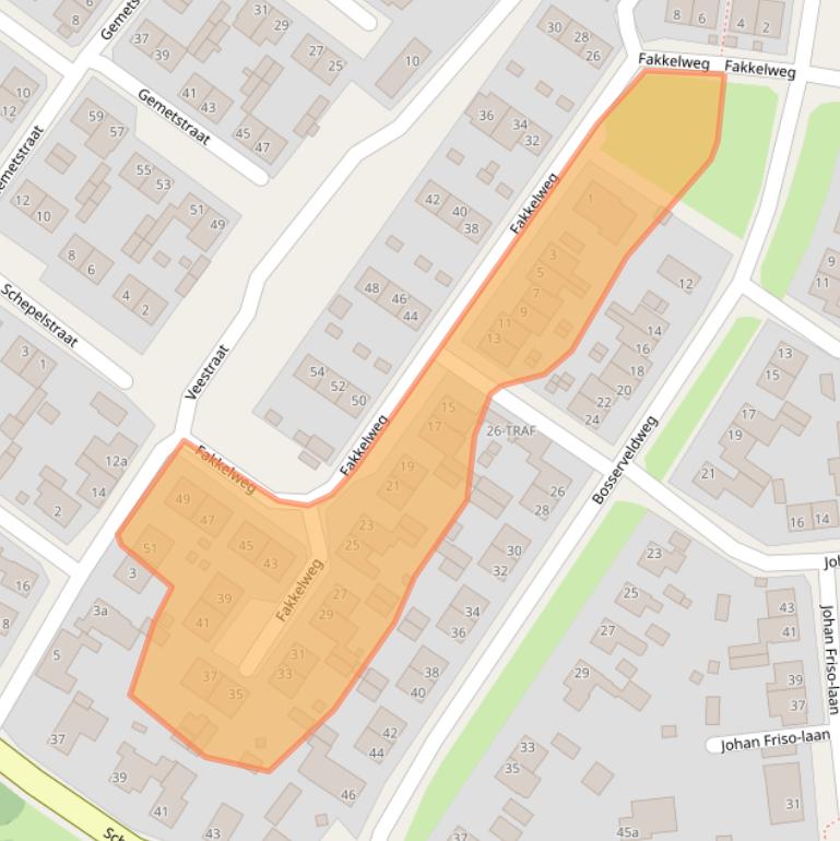 Kaart van postcodegebied 6077GC.