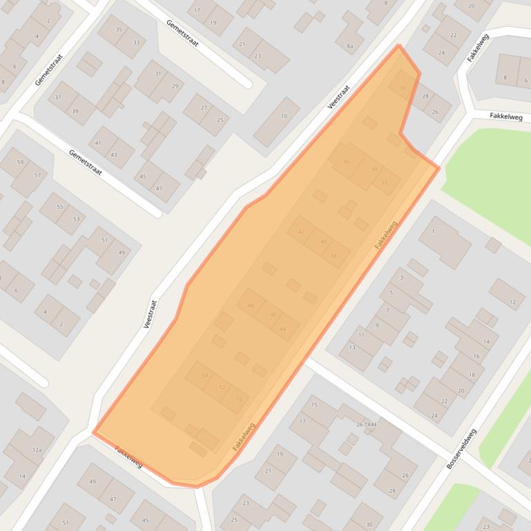 Kaart van postcodegebied 6077GE.