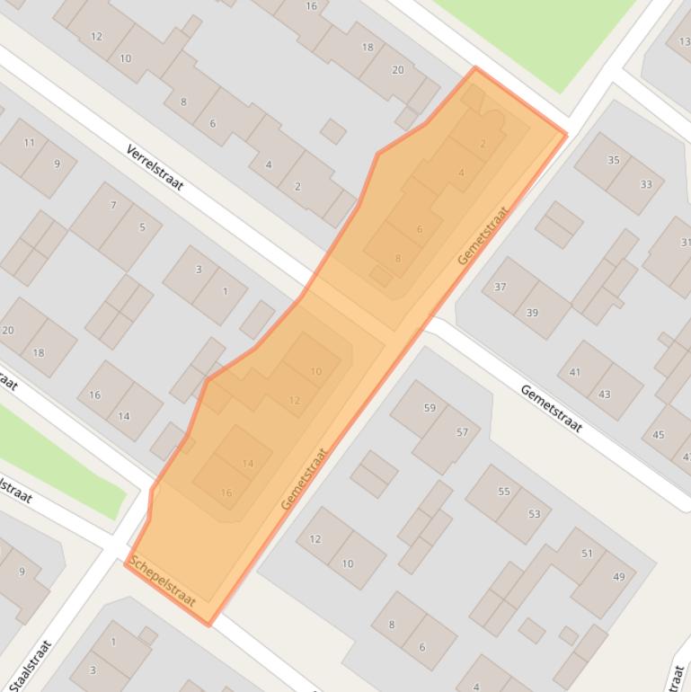 Kaart van postcodegebied 6077GV.