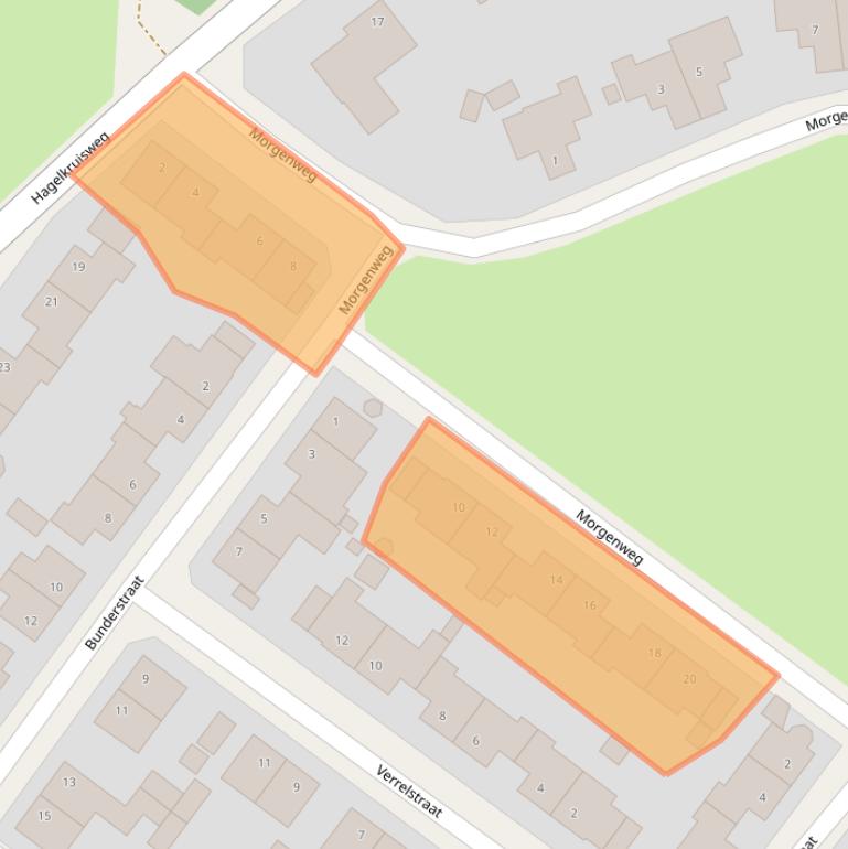 Kaart van postcodegebied 6077GX.