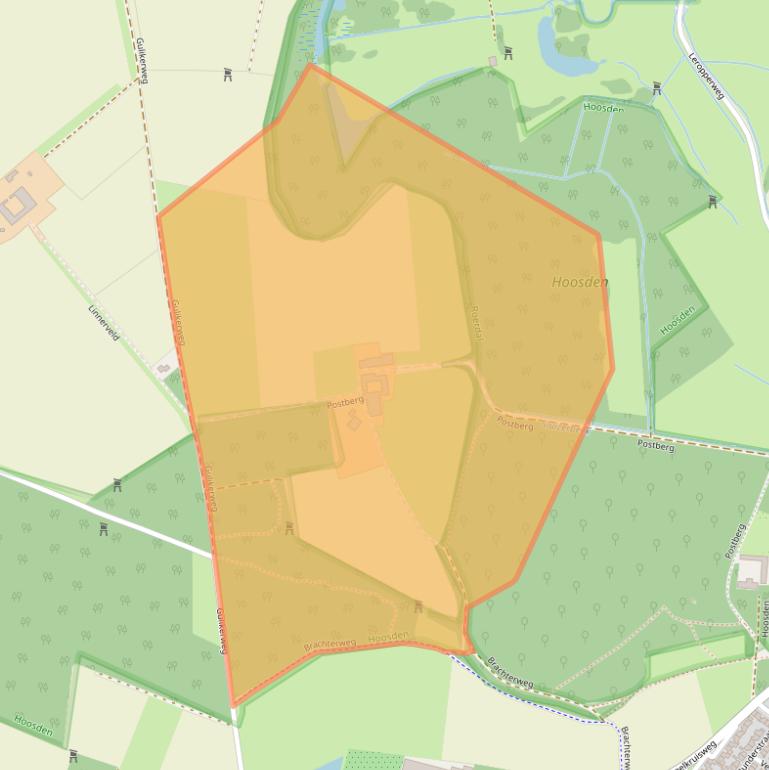 Kaart van postcodegebied 6077HD.