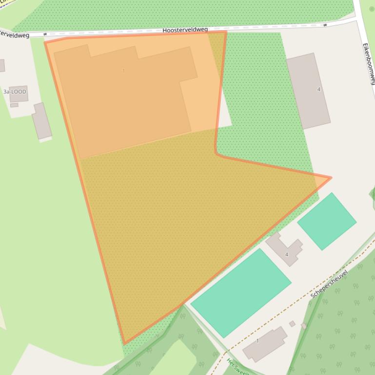 Kaart van postcodegebied 6077HG.