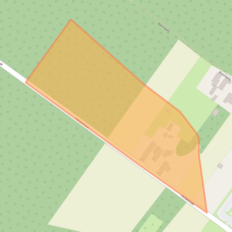 Kaart van postcodegebied 6077NL.