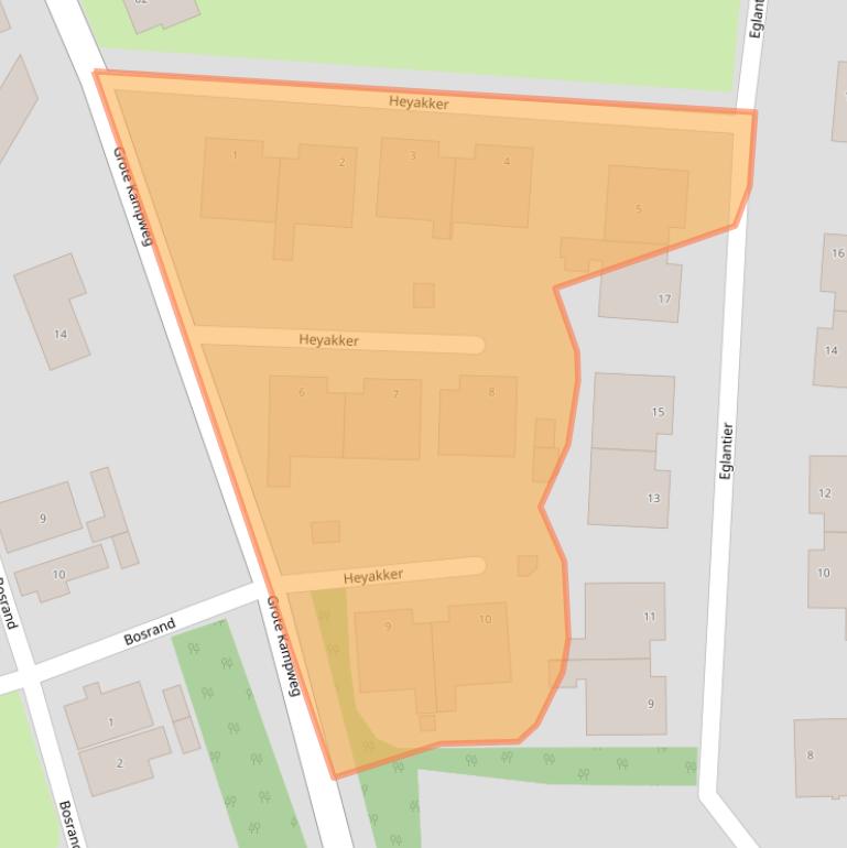 Kaart van postcodegebied 6081CL.