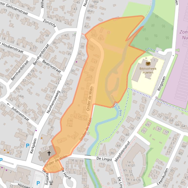 Kaart van postcodegebied 6081GC.
