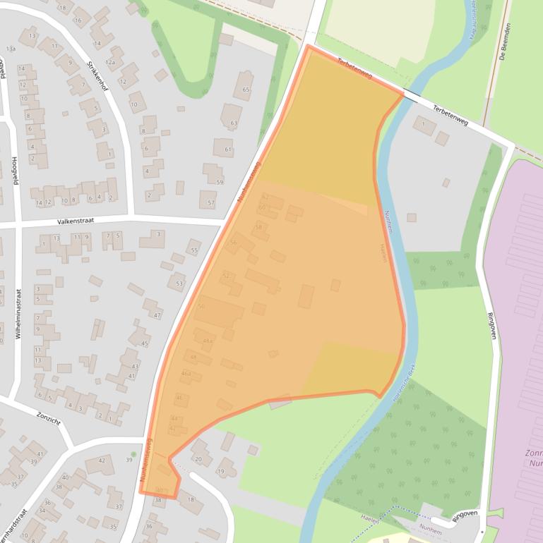 Kaart van postcodegebied 6081GJ.