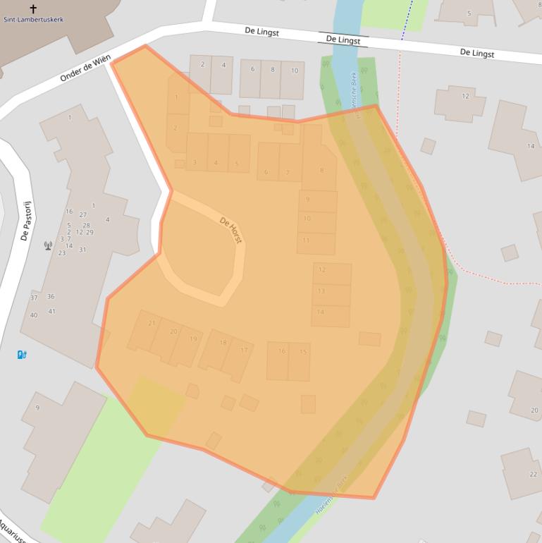 Kaart van postcodegebied 6081GL.