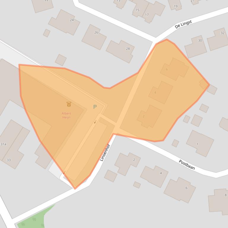 Kaart van postcodegebied 6081GM.