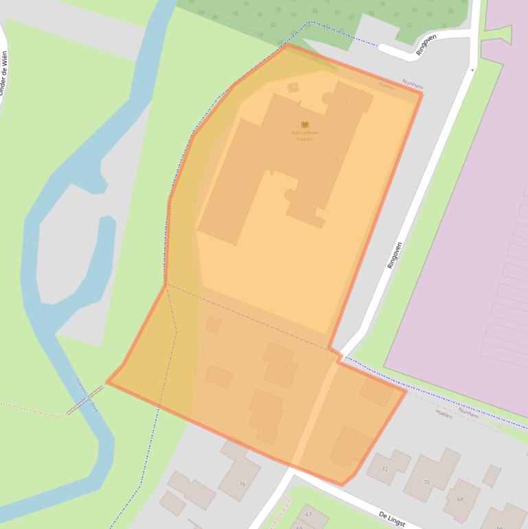 Kaart van postcodegebied 6081GR.