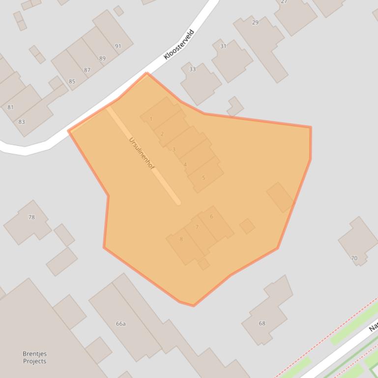 Kaart van postcodegebied 6081JB.