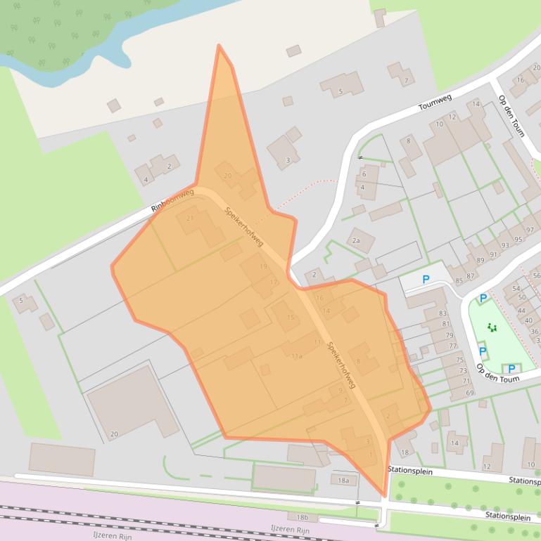 Kaart van postcodegebied 6081NB.