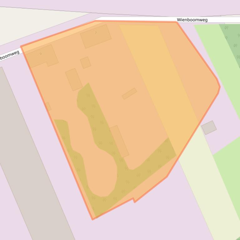 Kaart van postcodegebied 6081NE.