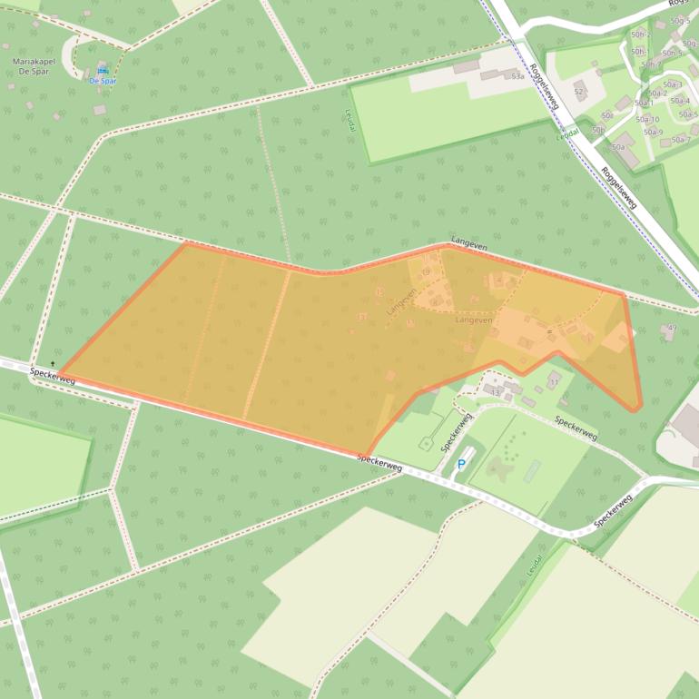 Kaart van postcodegebied 6081NR.