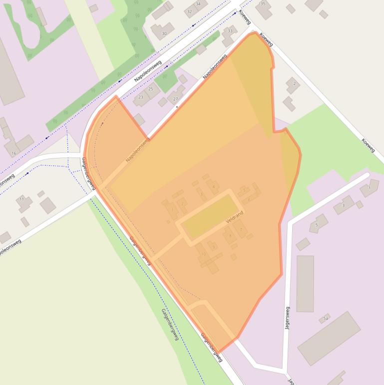 Kaart van postcodegebied 6081PD.