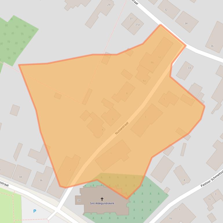 Kaart van postcodegebied 6082AS.