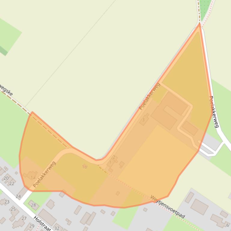 Kaart van postcodegebied 6082NC.