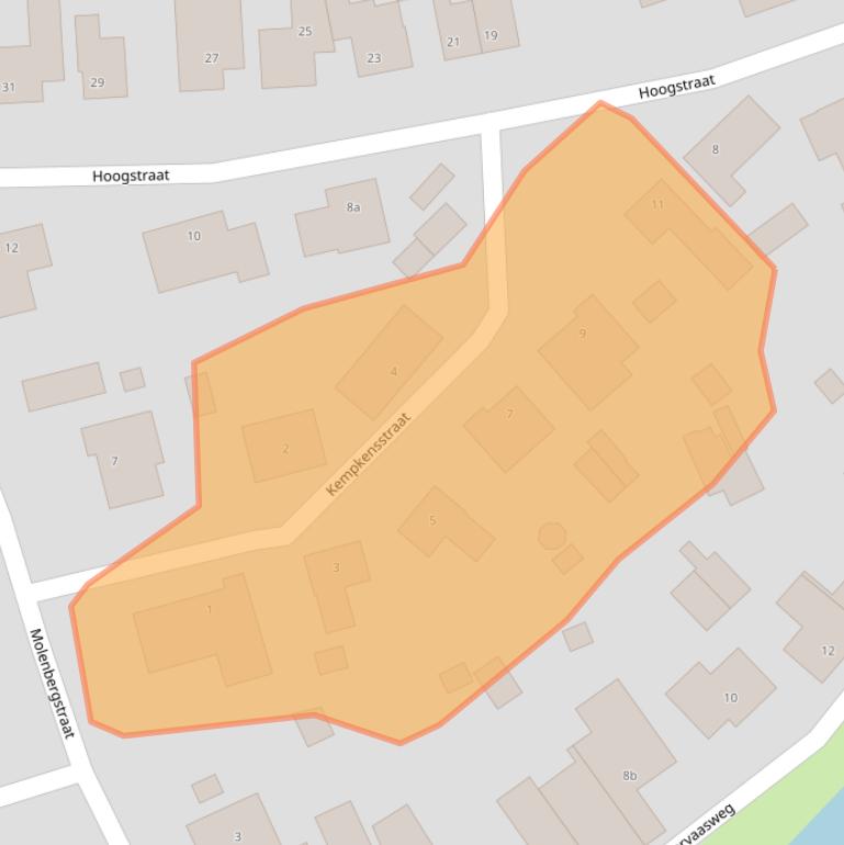 Kaart van postcodegebied 6083AV.