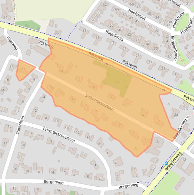 Kaart van postcodegebied 6085AL.