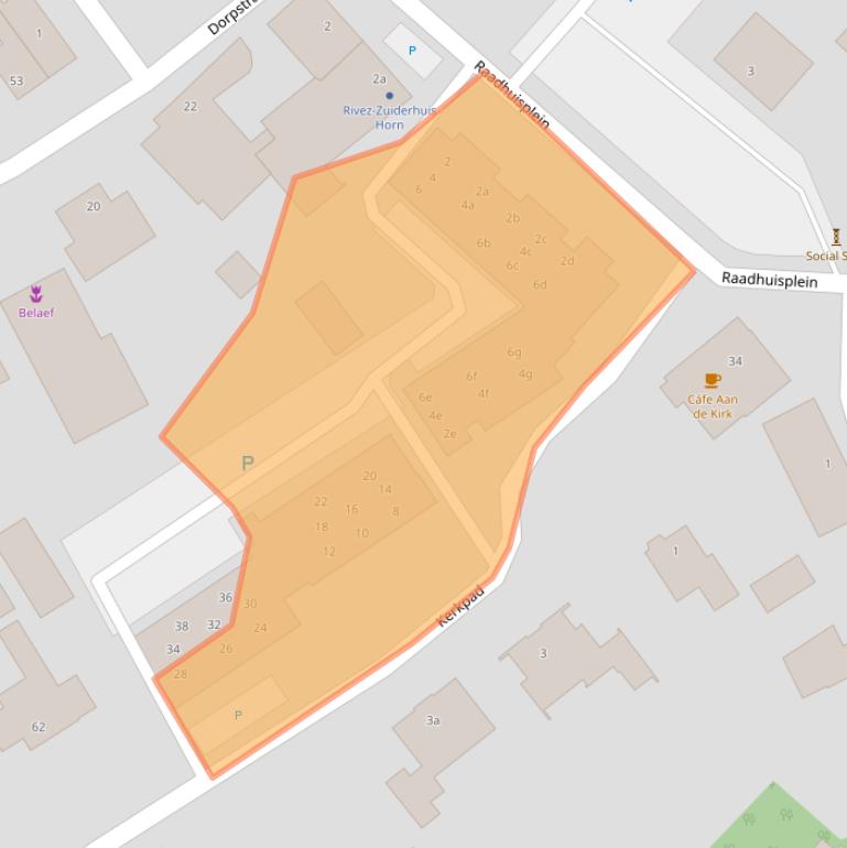 Kaart van postcodegebied 6085BB.