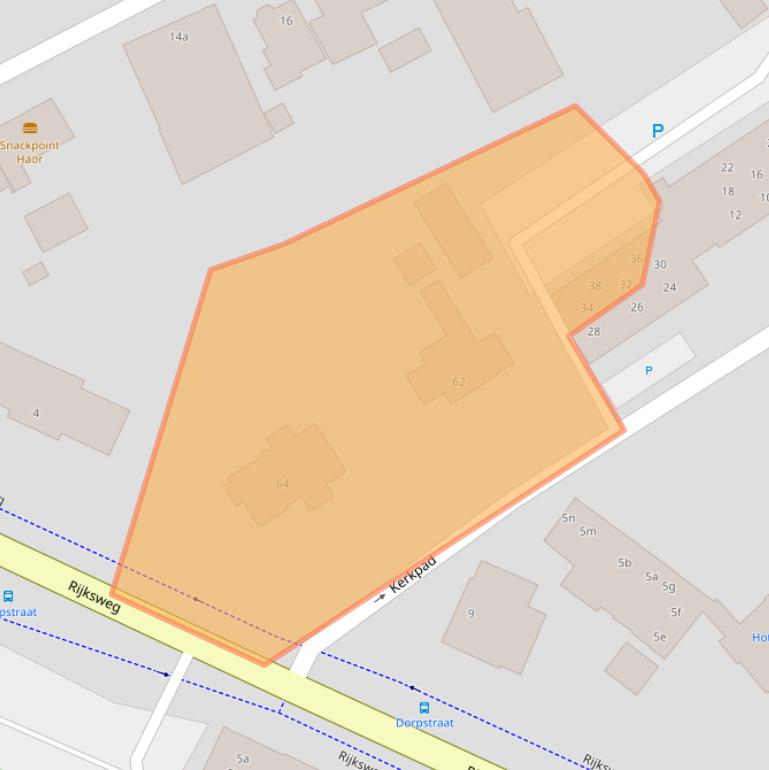 Kaart van postcodegebied 6085BC.