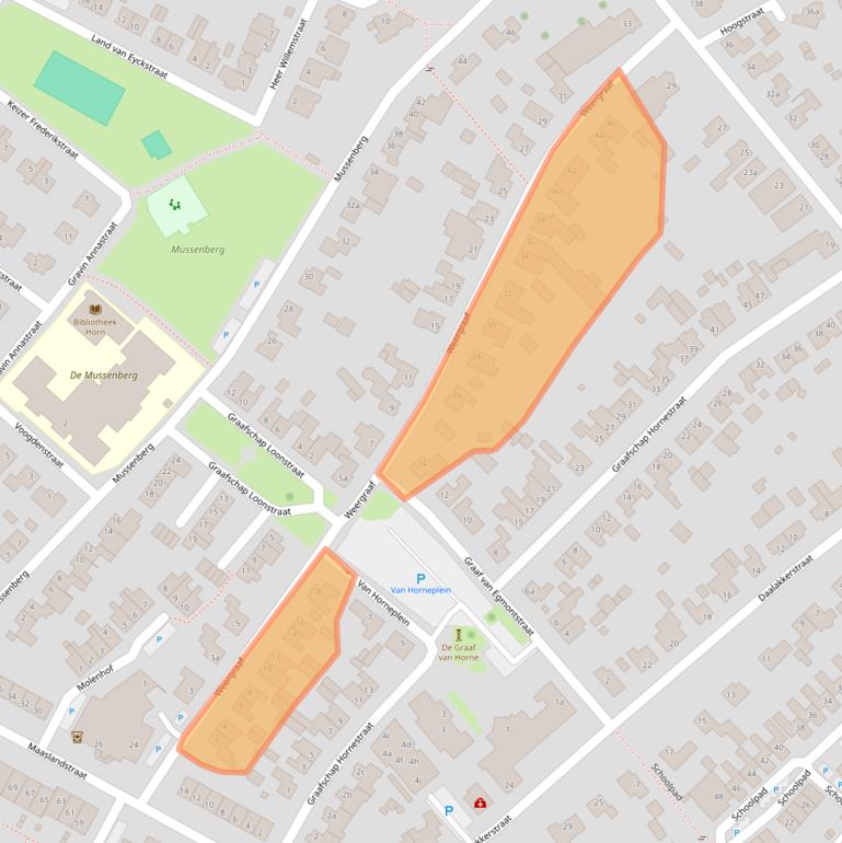 Kaart van postcodegebied 6085BX.