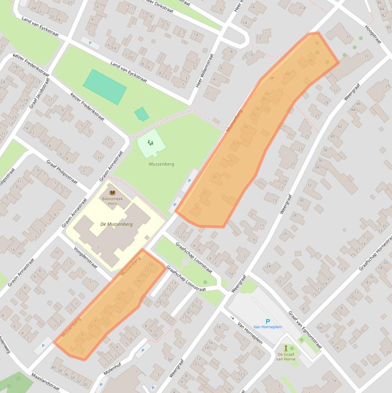 Kaart van postcodegebied 6085CG.