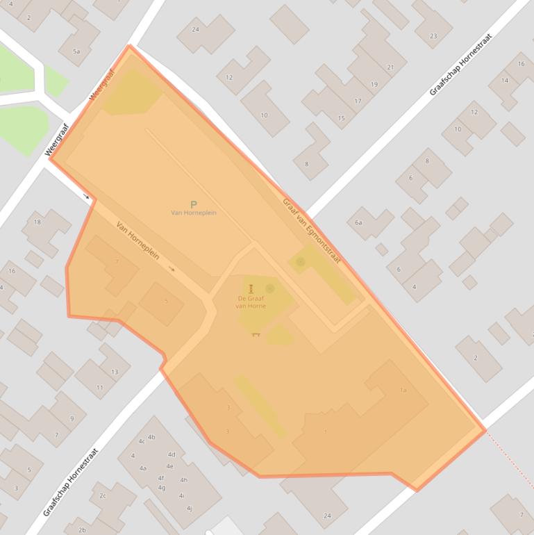 Kaart van postcodegebied 6085CZ.