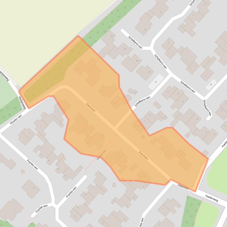 Kaart van postcodegebied 6085DA.