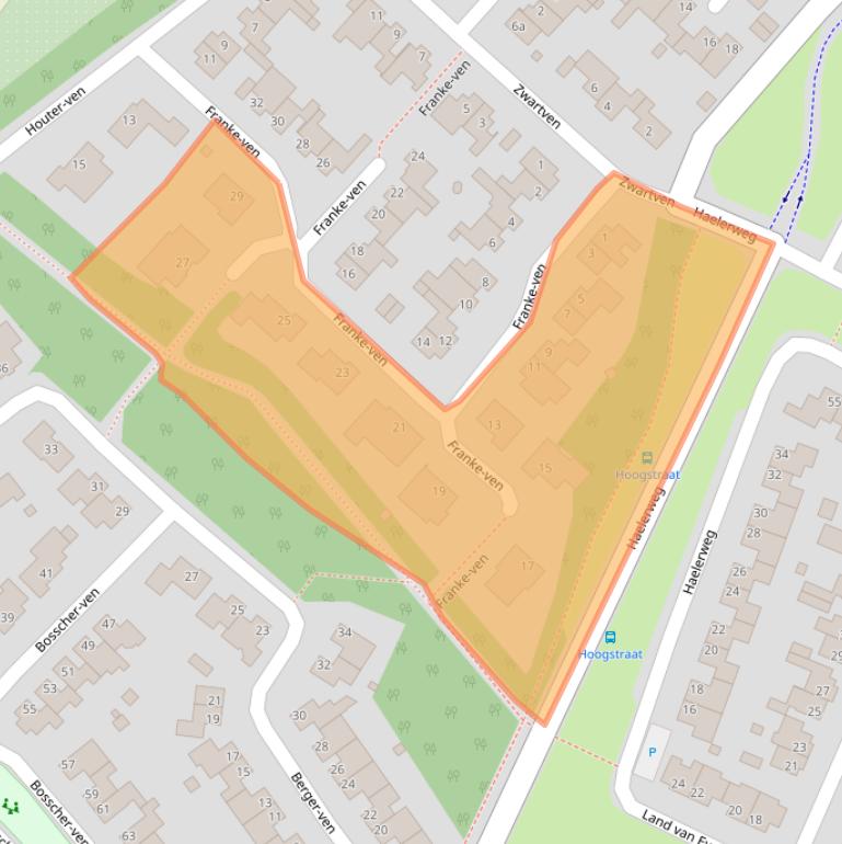 Kaart van postcodegebied 6085DB.